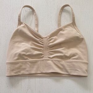 lululemon athletica Cream Ruched Top